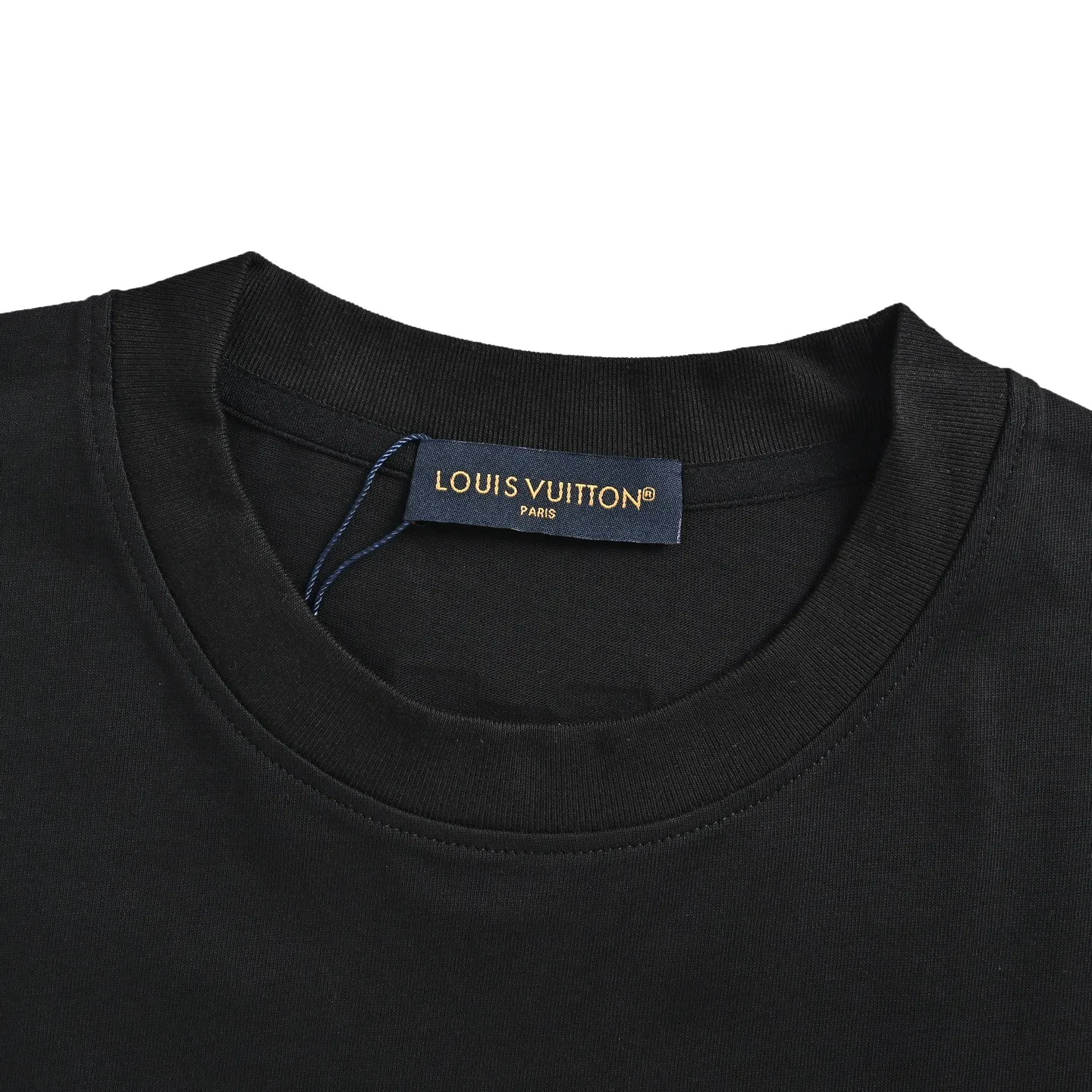 Louis Vuitton/Louis Vuitton 26ss LV gesture letter laminated printed short sleeves